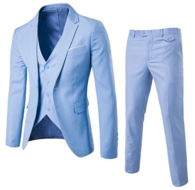 Herren 3-Stück Elegantes Hochzeitsgast Anzug Set | Schlanke Passform