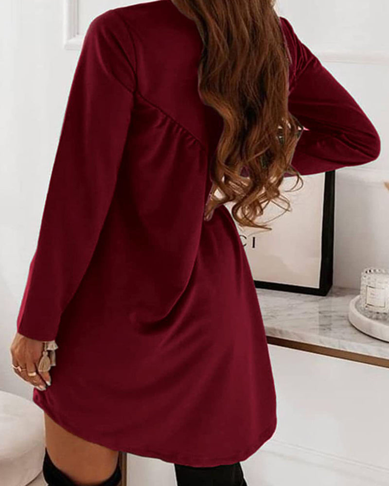 Kleid mit langen Ärmeln