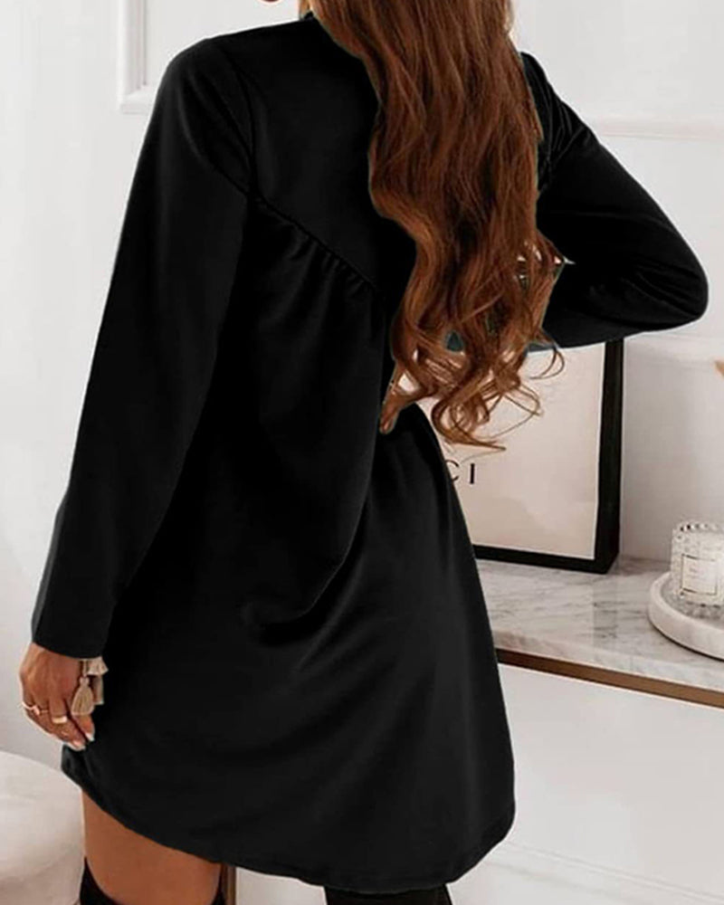Kleid mit langen Ärmeln