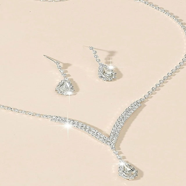 Damen Elegante Hochzeitsgast Schmuck Set | Stilvoll