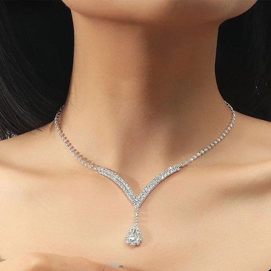 Damen Elegante Hochzeitsgast Schmuck Set | Stilvoll