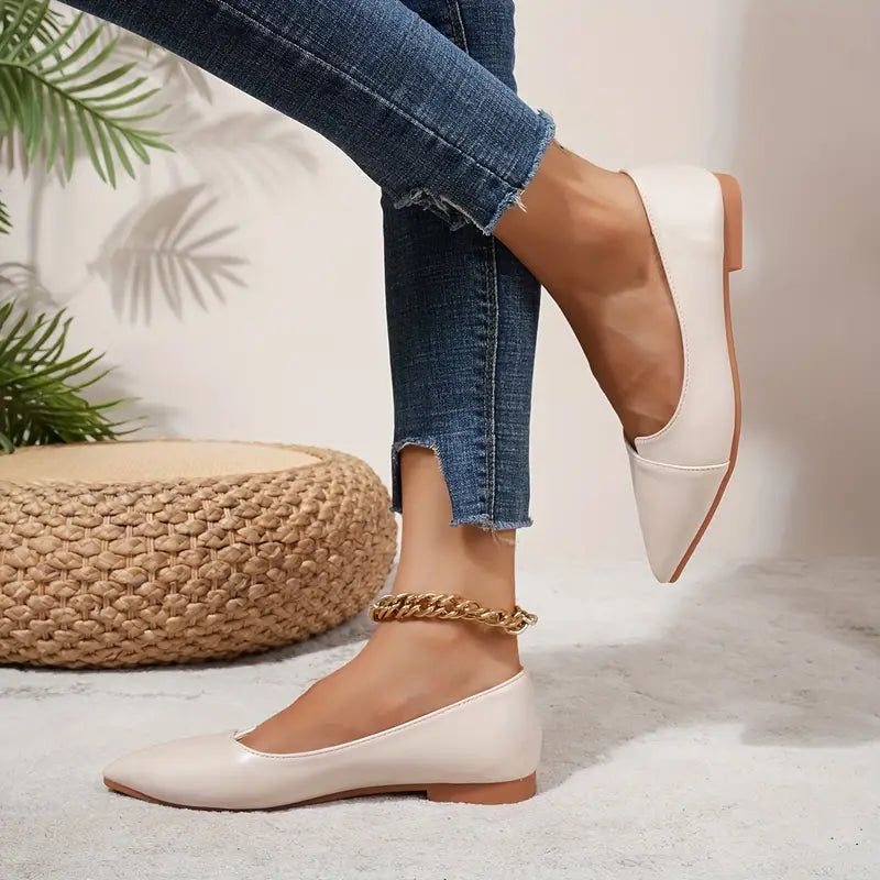 Professionelle spitze Schuhe aus Kunstleder