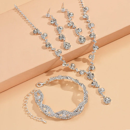 Damen Elegante Hochzeit Gast Schmuck Set | 3 Stück & 2 Stück