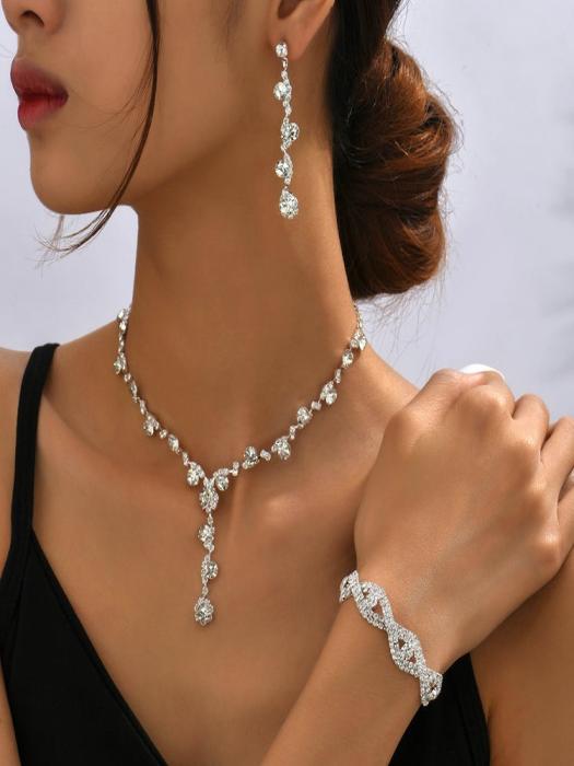 Damen Elegante Hochzeit Gast Schmuck Set | 3 Stück & 2 Stück