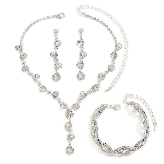 Damen Elegante Hochzeit Gast Schmuck Set | 3 Stück & 2 Stück