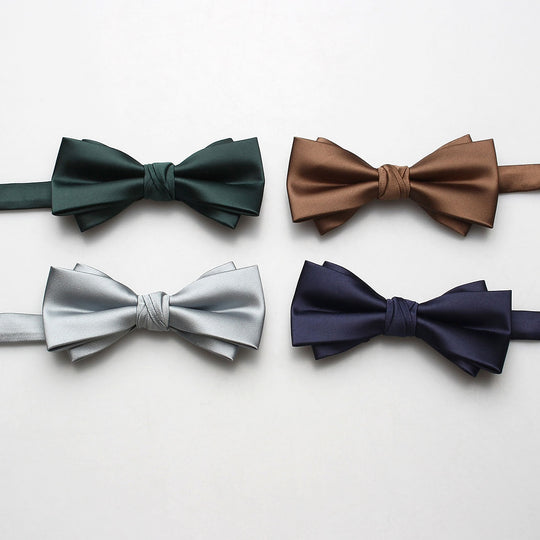Herren Elegante Doppellagige Hochzeitsgast Fliege | Formelle