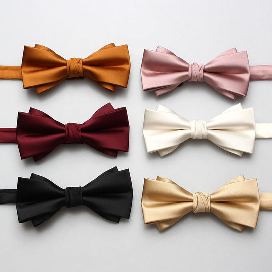 Herren Elegante Doppellagige Hochzeitsgast Fliege | Formelle