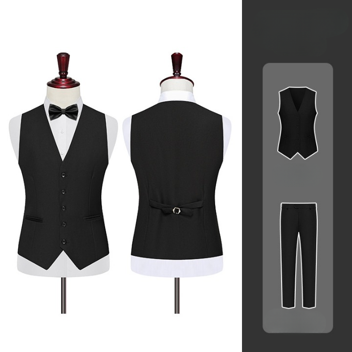 Herren Formelle Weste 2 Stück Hochzeit Gast Anzug Set | Klassisch