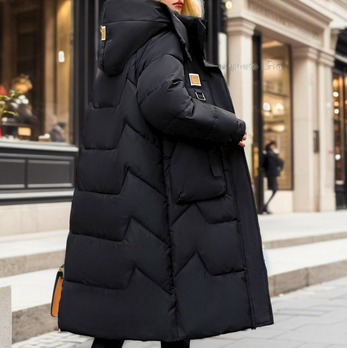 Jenie - Elegante Lange Wasserdichte Pufferjacke