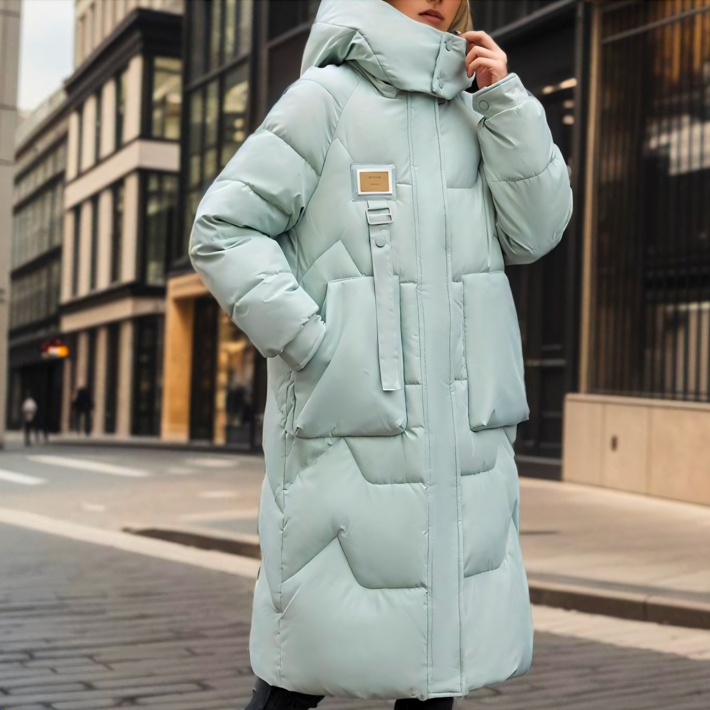 Jenie - Elegante Lange Wasserdichte Pufferjacke