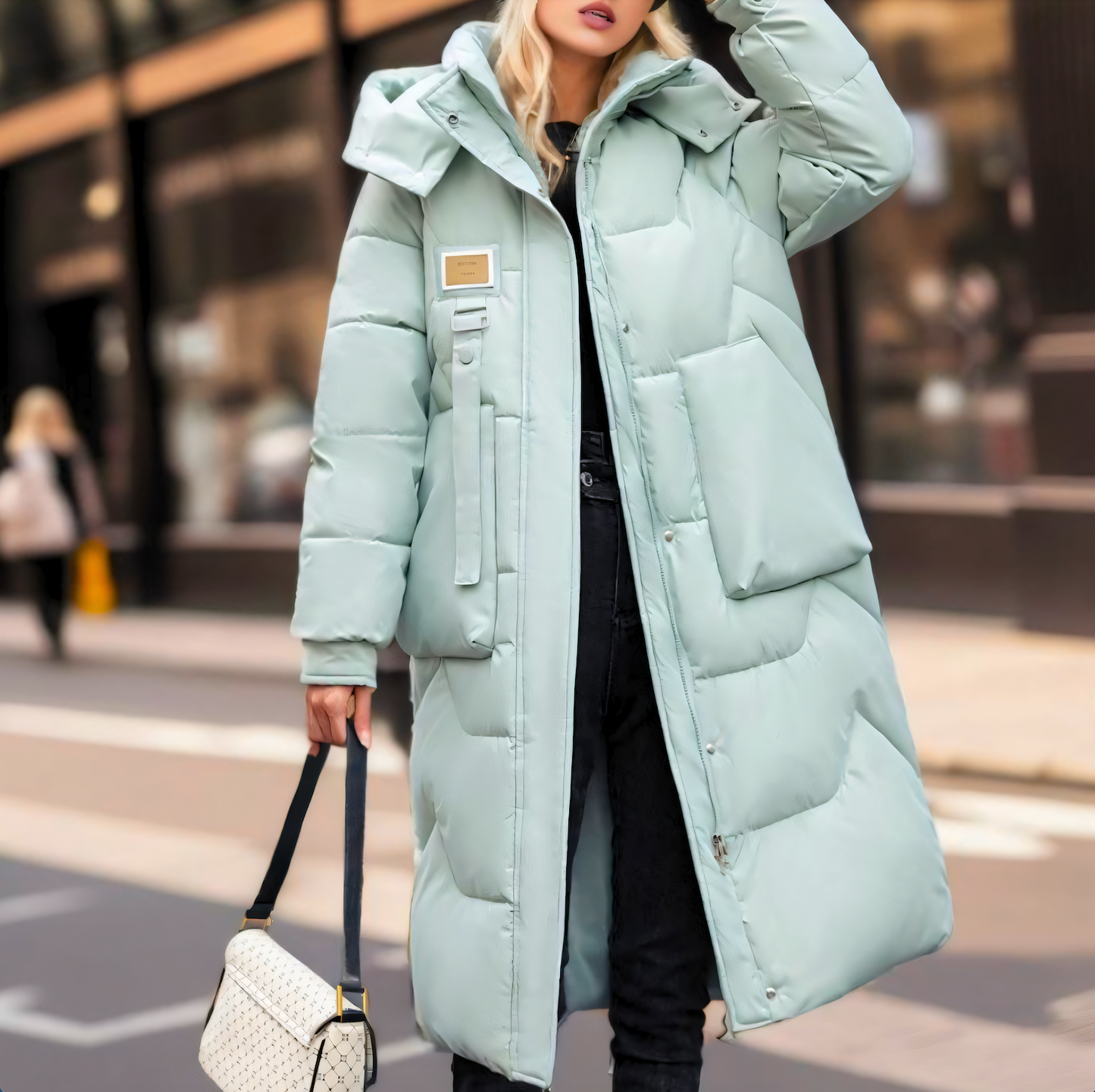 Jenie - Elegante Lange Wasserdichte Pufferjacke