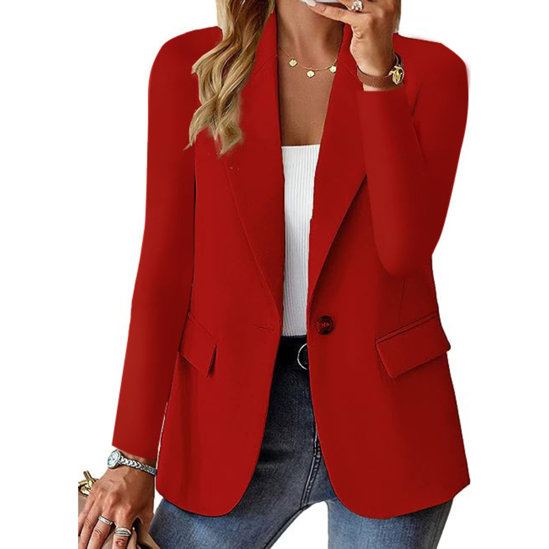 Damen Freizeitblazer In Rot | Klassisch