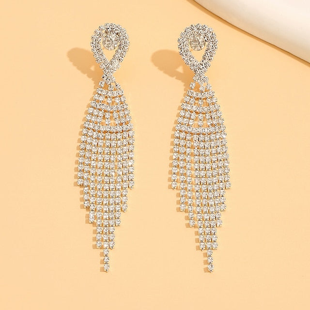 Damen Hochzeit Gast Stilvolle Hochzeit Formelle Ohrringe | Elegant