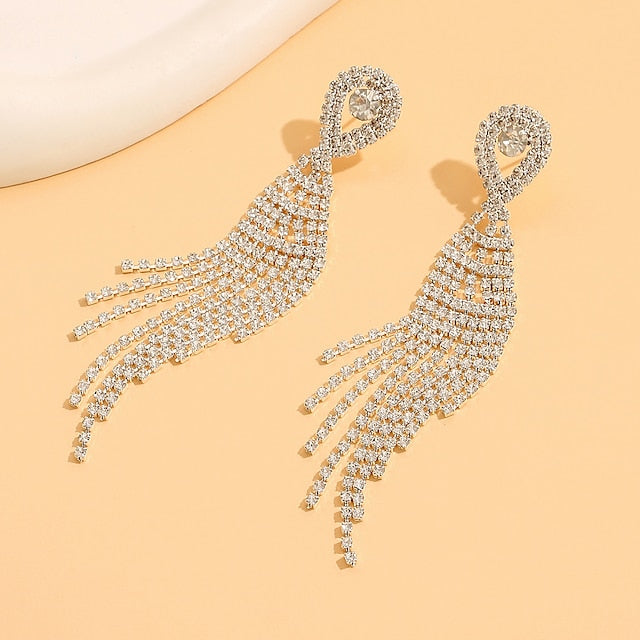 Damen Hochzeit Gast Stilvolle Hochzeit Formelle Ohrringe | Elegant