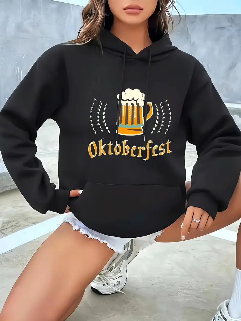 Gemütliches Gebräu Hoodie Bierkrug Grafik
