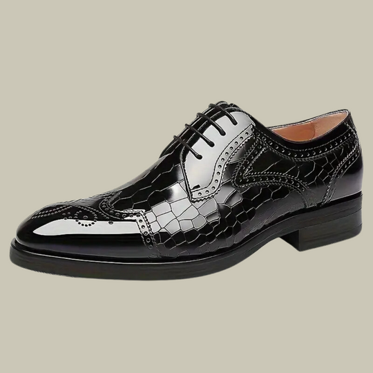 Herren Formelle Stilvoll Muster Hochzeit Gast Schuhe | Flügelspitzenzehe