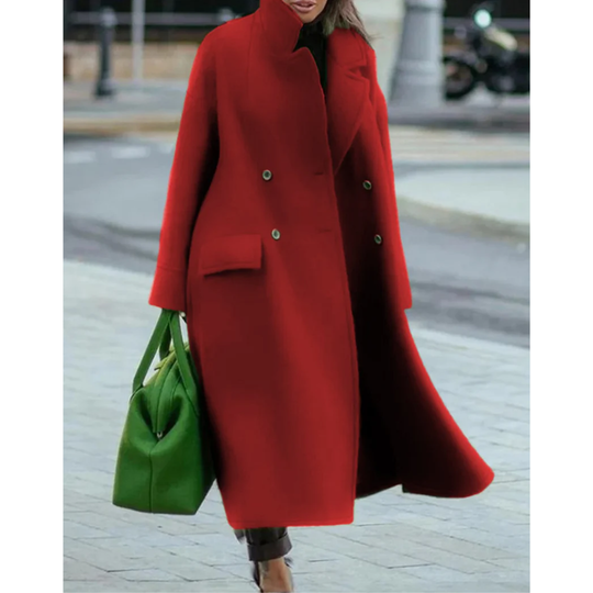 Klassischer Winter-Trenchcoat für Damen | Warm