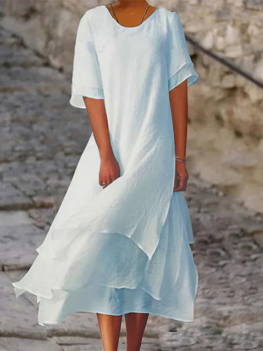 Damen-Sommerkleid im Lagenlook | Midi