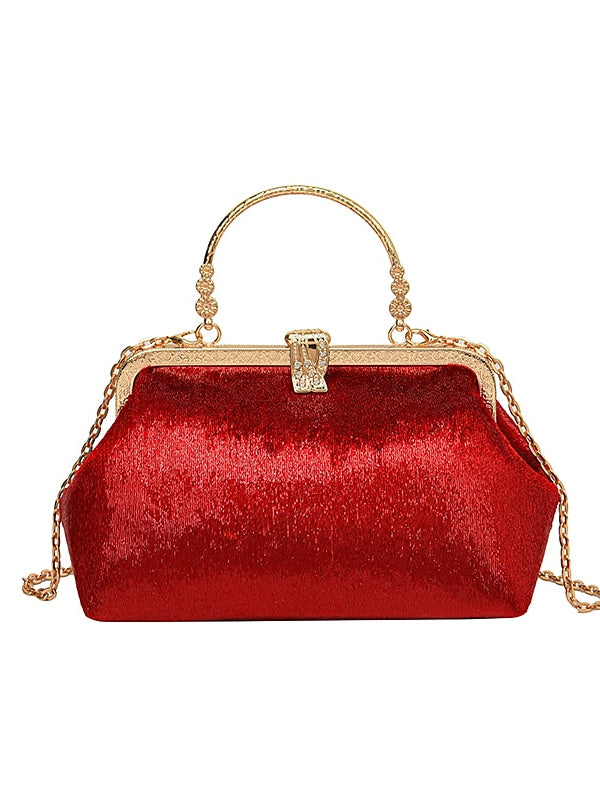 Damen Abendhandtasche Mit Kette | Formell