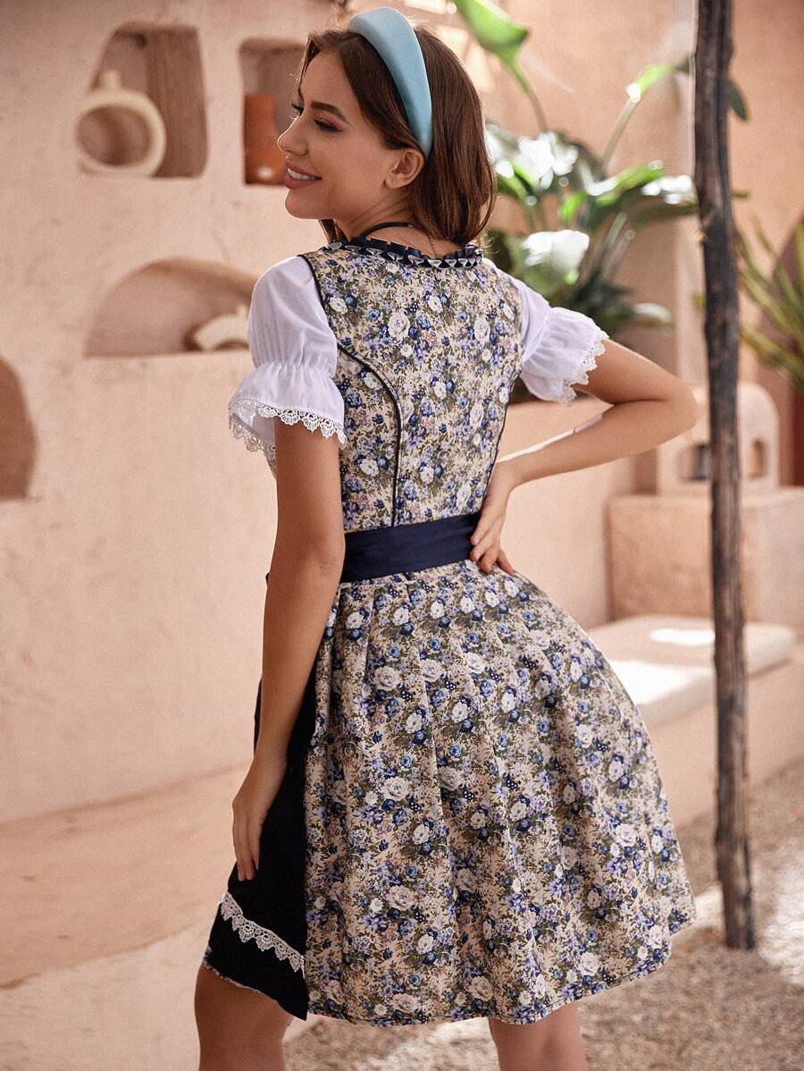 Damen Modernes Formelles Oktoberfest Dirndl Kleid | 2025