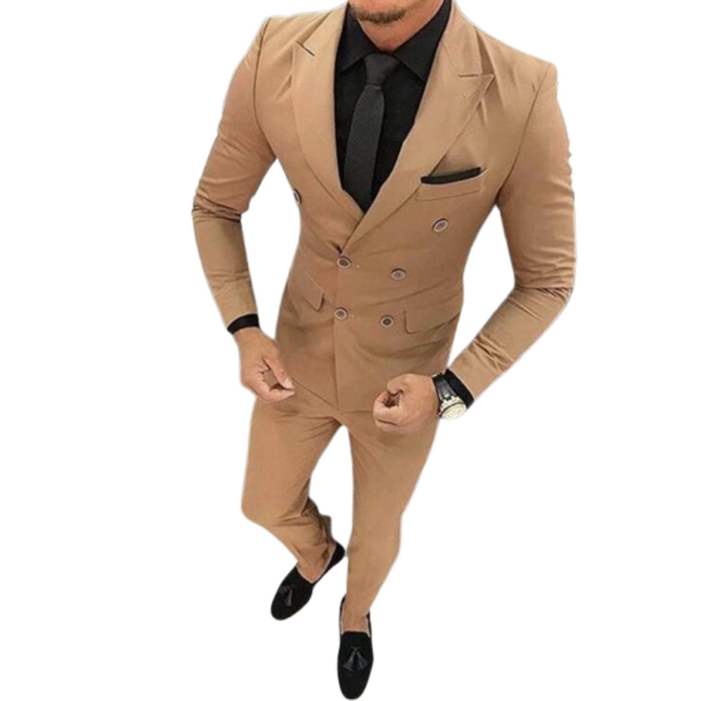 Herren Doppellagig 2 Stück Hochzeit Gast Anzug Set | Komfortabel