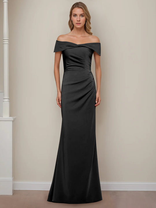 Elegantes Ballkleid Mit Kurzen Ärmeln Für Damen | Maxi