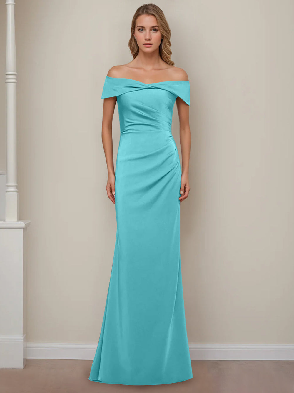 Elegantes Ballkleid Mit Kurzen Ärmeln Für Damen | Maxi