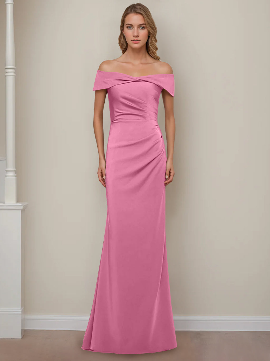 Elegantes Ballkleid Mit Kurzen Ärmeln Für Damen | Maxi