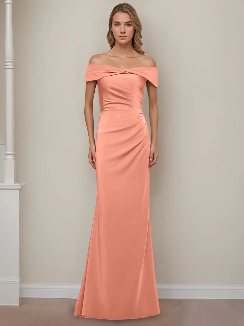 Elegantes Ballkleid Mit Kurzen Ärmeln Für Damen | Maxi