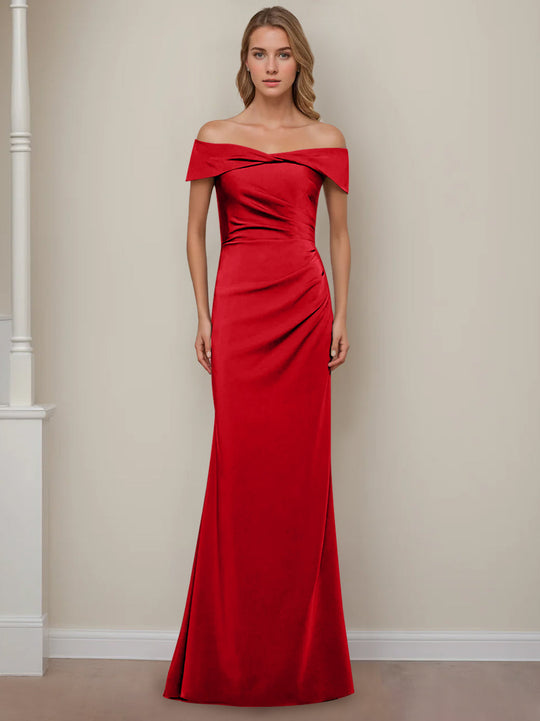 Elegantes Ballkleid Mit Kurzen Ärmeln Für Damen | Maxi