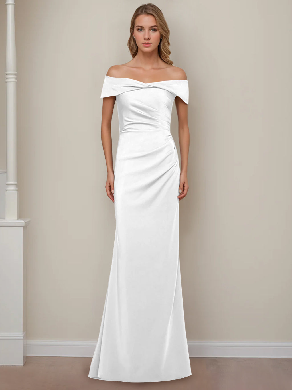 Elegantes Ballkleid Mit Kurzen Ärmeln Für Damen | Maxi