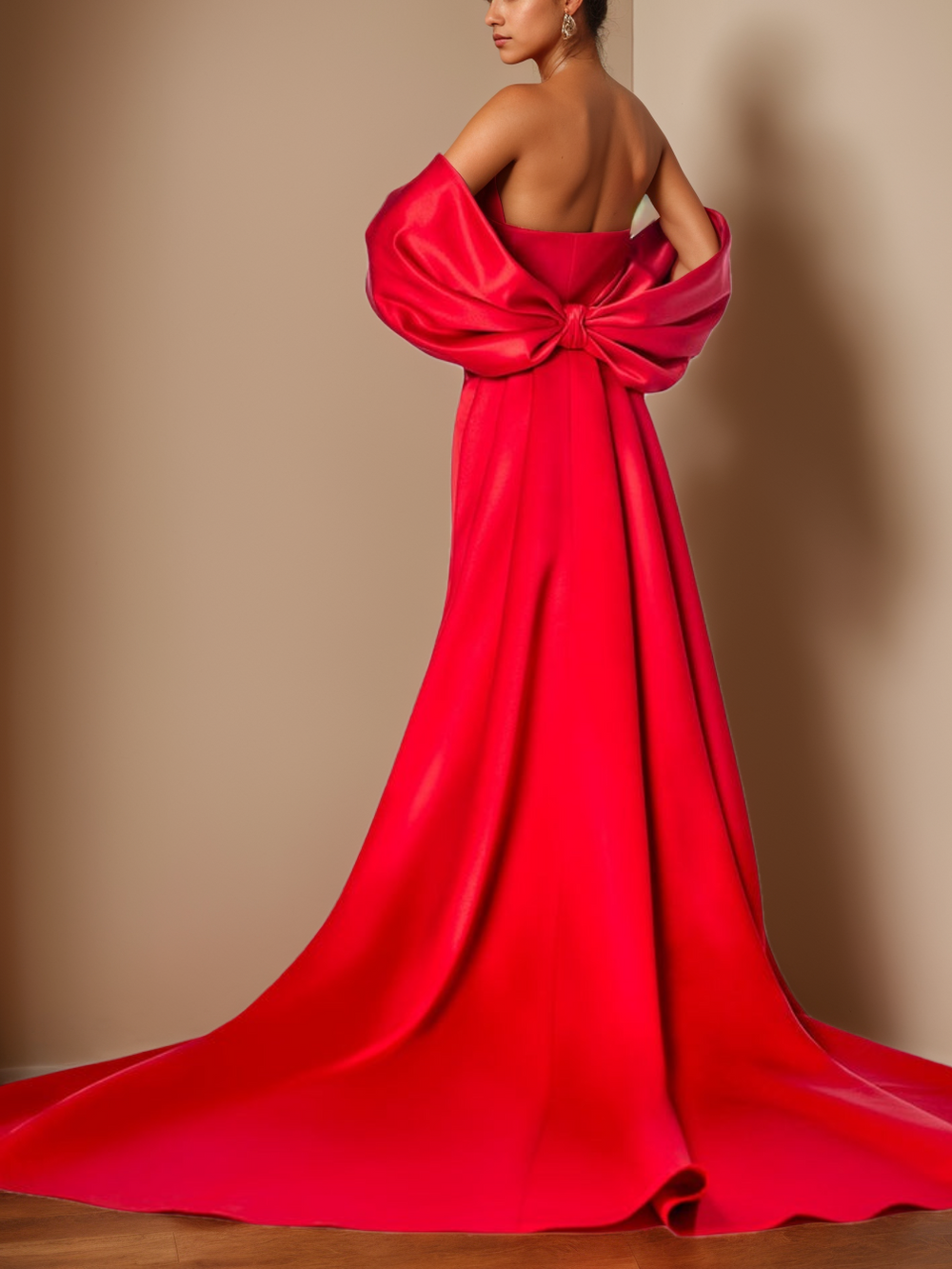 Elegantes Trägerloses Ballkleid Für Damen | Maxi