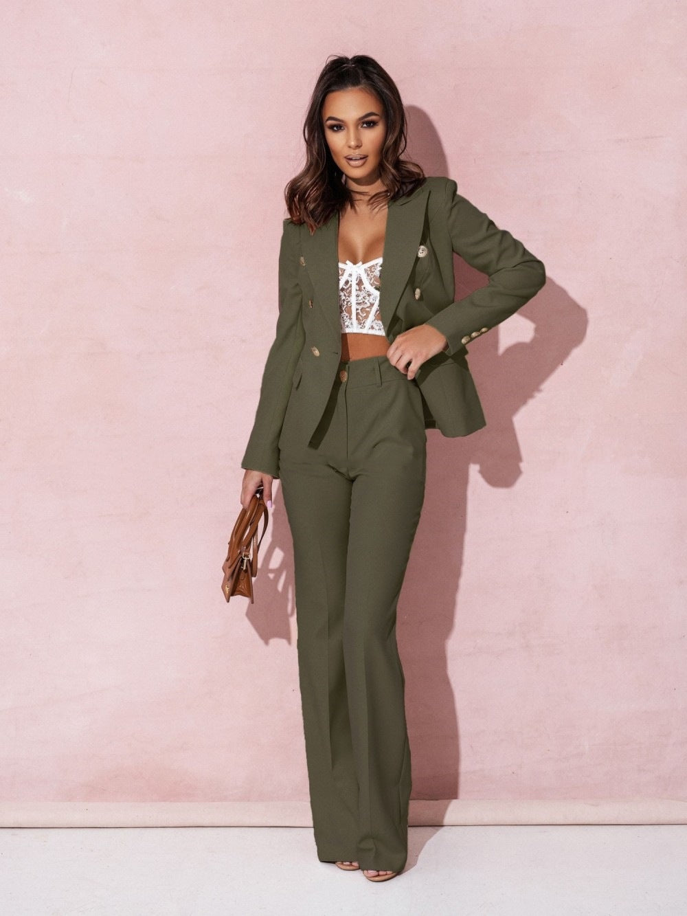 Zweiteiliger Formeller Blazer Und Hose Für Damen | Arbeit