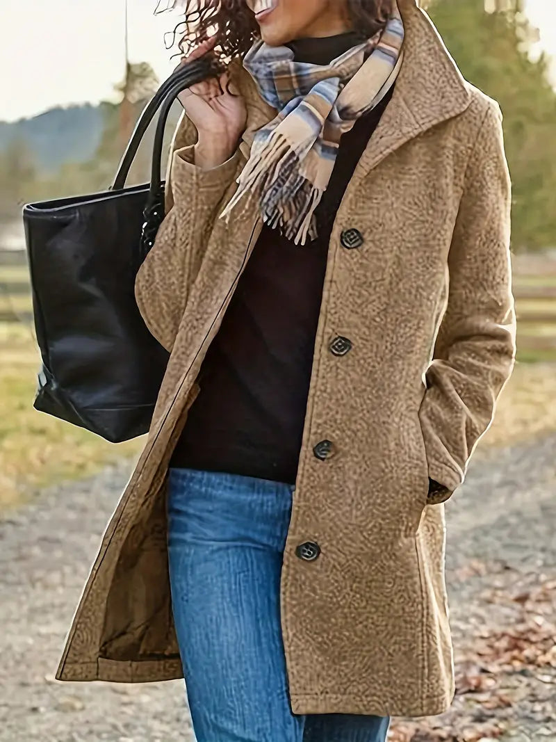 Klassischer Damen Wintermantel | Warm