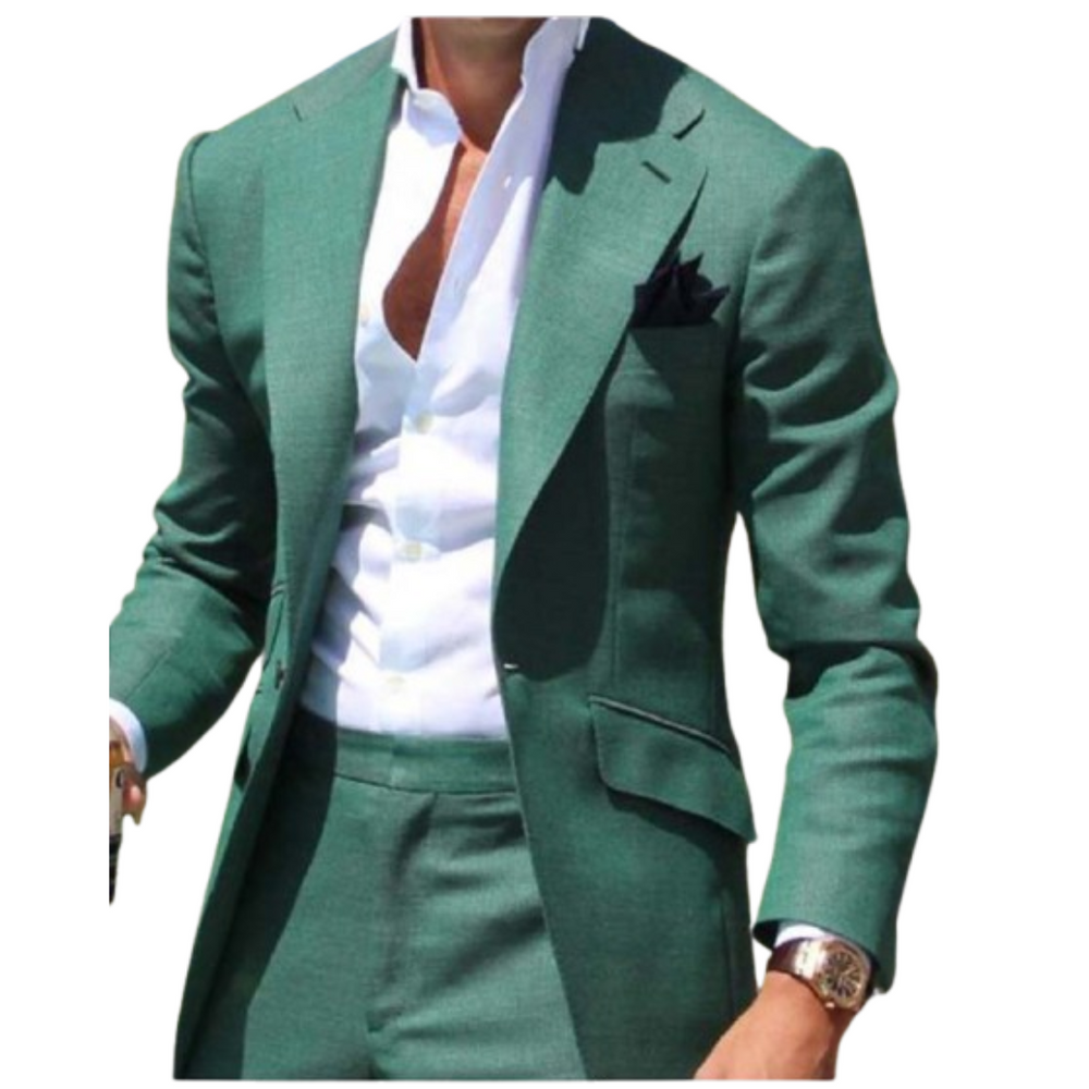 Herren Elegantes & Stilvolles 2-teiliges Hochzeitsgast-Anzug-Set | Klassisch