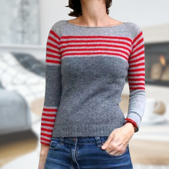 Warmer Norweger Pullover Damen | Gestrickt