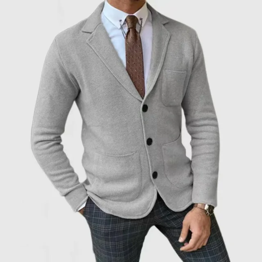 Lässiger Arbeitsblazer für Herren | Kragen