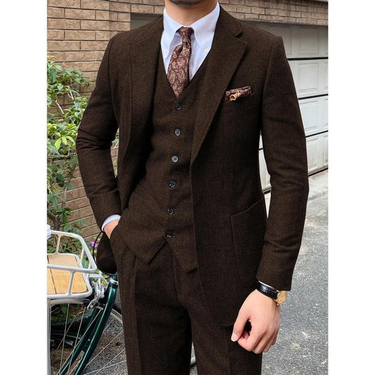 Herren Jahrgang 3 Stück Hochzeit Gast Anzug Set | Formelle