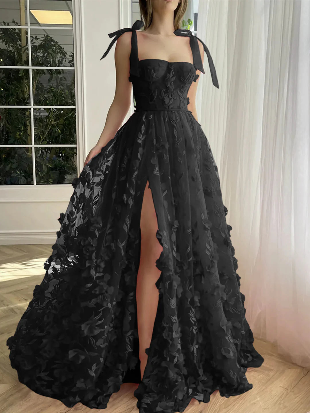 Elegantes Geblümtes Ballkleid Für Damen | Maxi