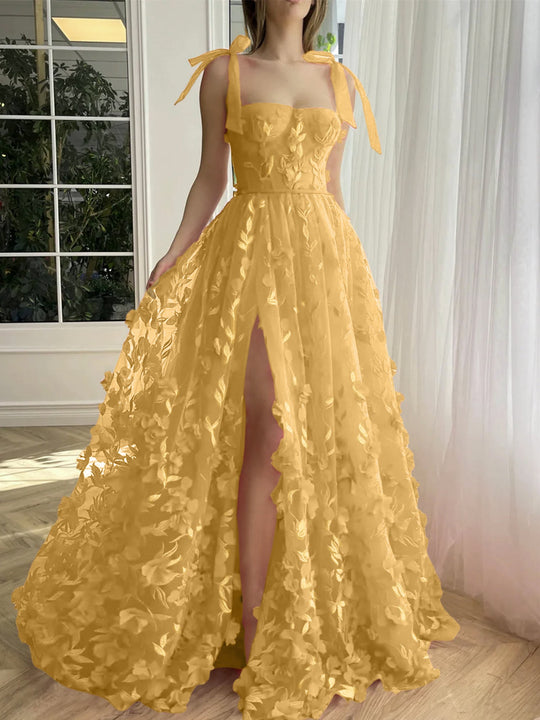 Elegantes Geblümtes Ballkleid Für Damen | Maxi