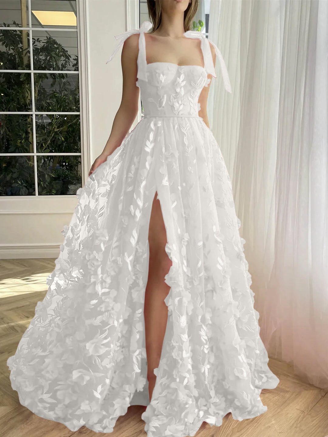Elegantes Geblümtes Ballkleid Für Damen | Maxi
