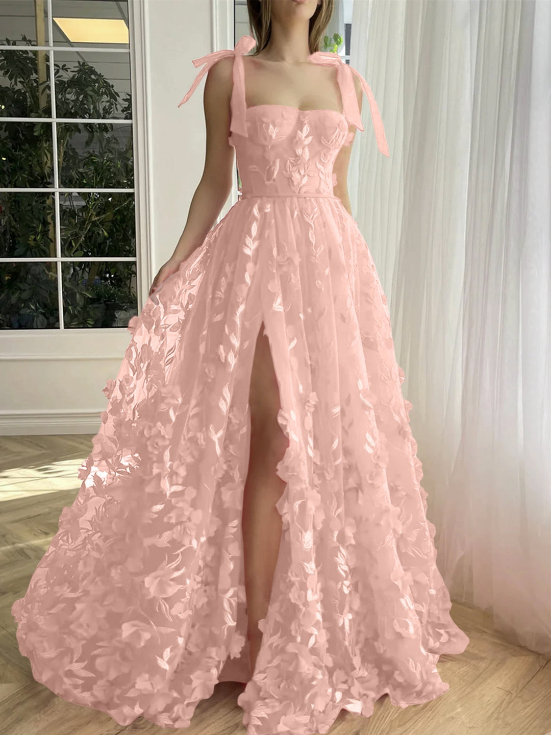 Elegantes Geblümtes Ballkleid Für Damen | Maxi
