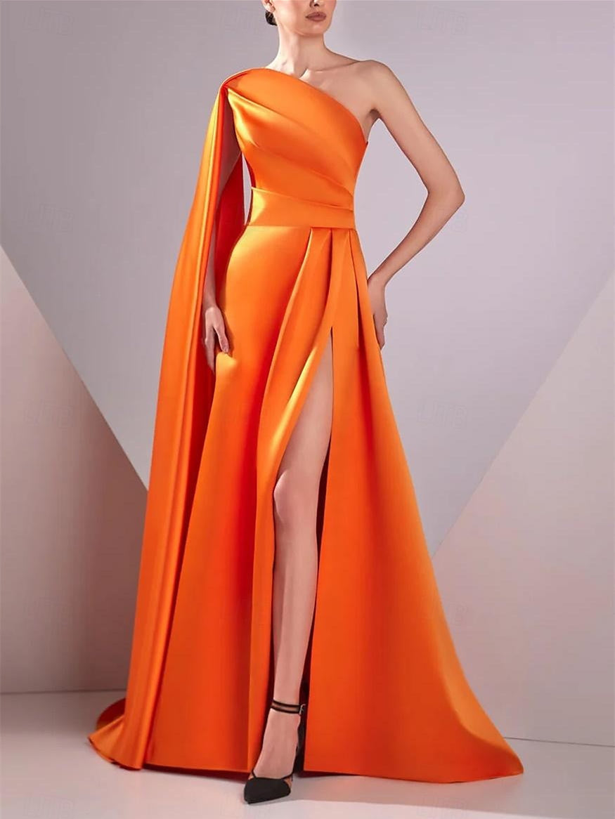Ärmelloses Ein Schulter Ballkleid Für Damen | Maxi