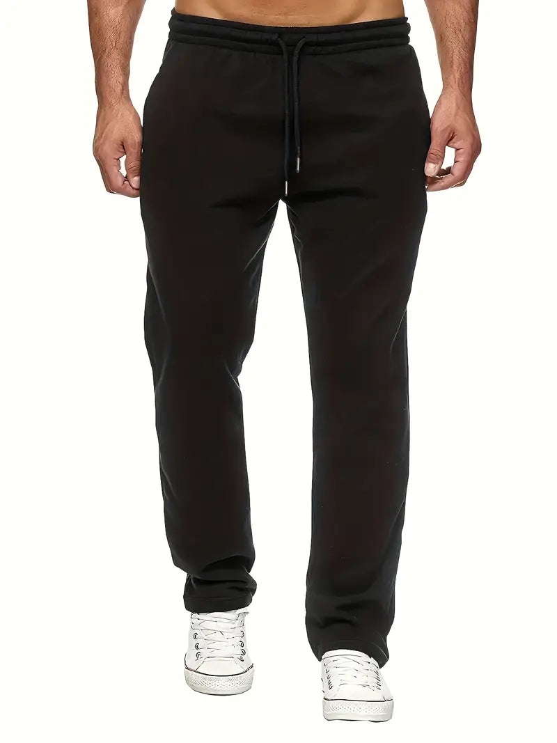 Warme Sweatpants mit Fleecefutter und Taschen