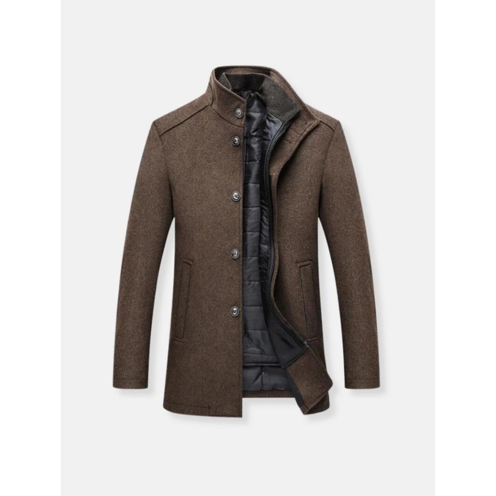 Herren Trenchcoat mit langen Ärmeln | Klassisch