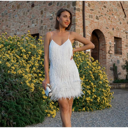 Damen Party Paillettenkleid | Mini