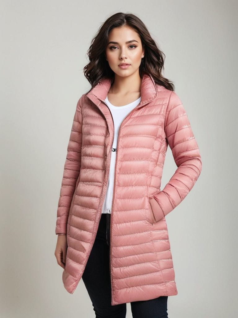Ultraleichter, packbarer Winter-Puffermantel für Damen – Elegant & Warm