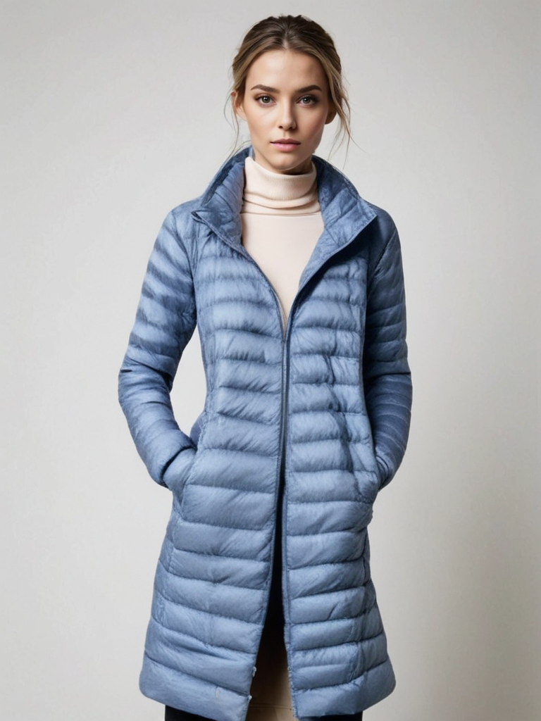 Ultraleichter, packbarer Winter-Puffermantel für Damen – Elegant & Warm