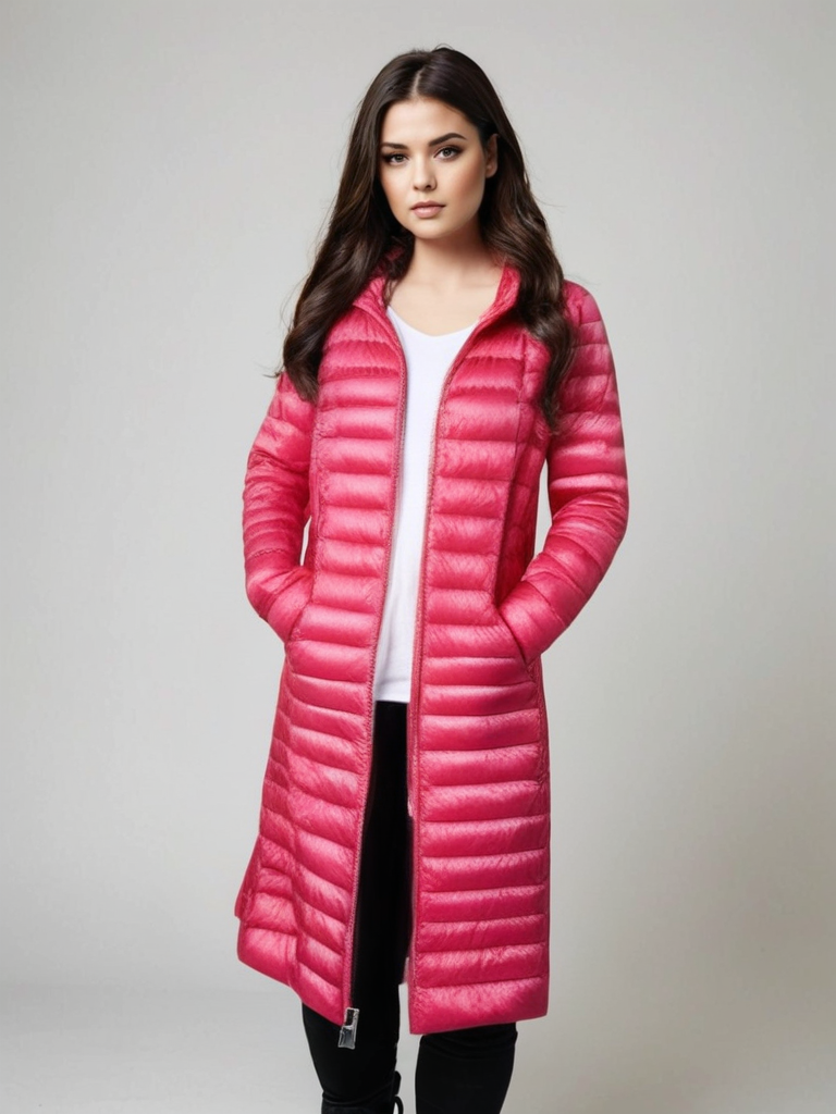 Ultraleichter, packbarer Winter-Puffermantel für Damen – Elegant & Warm