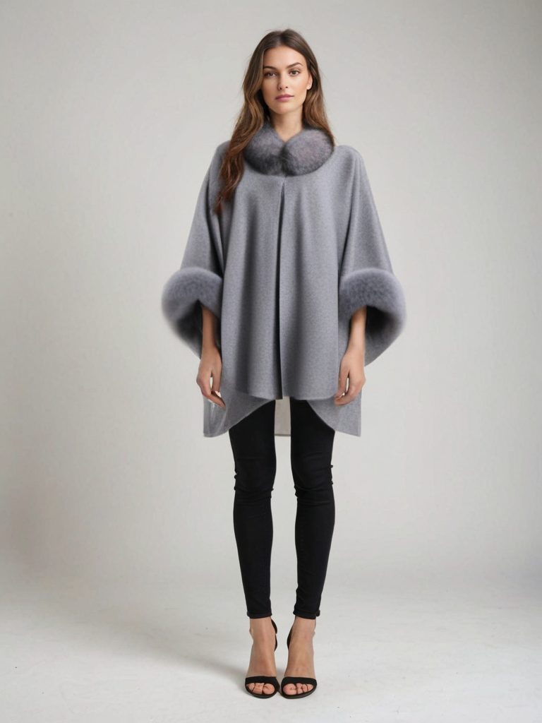 Breiter Wollmantel Damen – Elegant & Warm für den Winter